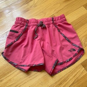 The North Face pink shorts